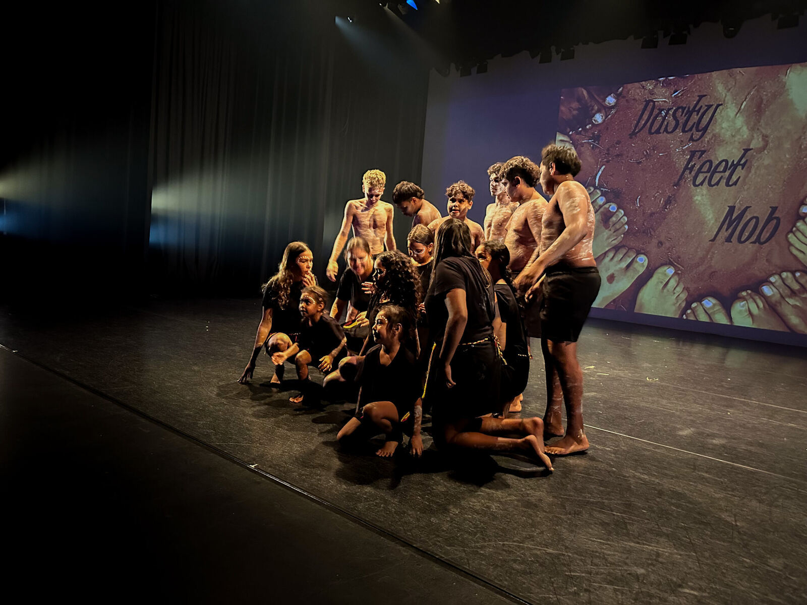 Dusty Feet Mob in performance at Adelaide Fringe